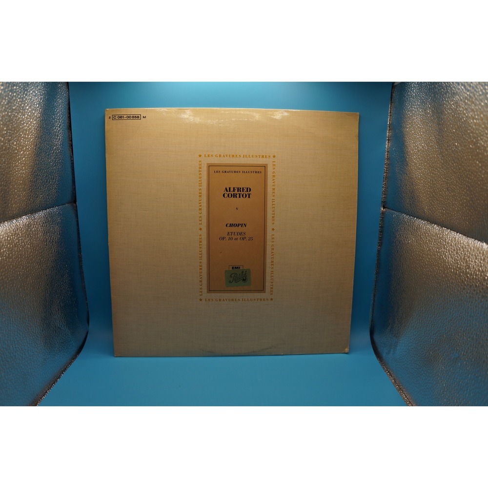 Alfred Cortot Chopin Etudes Op 10 & 25 Vinyl LP EMI Pathe 2C 061-00858 M France
